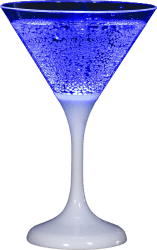 Unison Cocktail Lysende glas 22 cl - Inkl. batteri