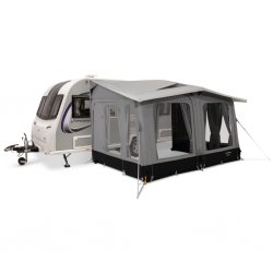 Dometic Club Air Tour 330S fortelt med luftkanaler.
