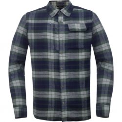 Praktisk og komfortabel flannel-skjorte fra svensk 2117 fremstillet i økologisk bomuld og genanvendt polyester.
