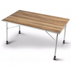 Vand-, varme- og UV-lysbestandigt campingbord. Dometic Zero Oak Large.