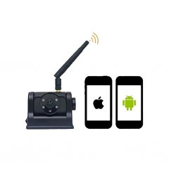 Bevocam WIFI-kamera - Magnetisk bakkamera med WiFi, IR-kamera, magnetisk beslag og 25 meters rækkevidde.