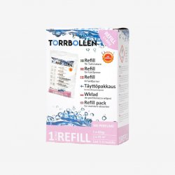 Refill 1-pak brugt sammen med Torrbollen Original Moisture Absorber.