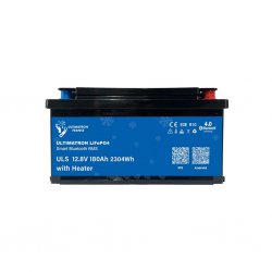 180 Ah lithiumbatteri til campingvogn og autocamper med indbygget varmesystem og Bluetooth-forbindelse. Kan parallelkobles.
