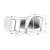 Outwell Newburg 240 Air Bobil telt 240-270 cm dimension skitse