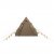Easy Camp Otra Tipi set forfra med døren lukket – beskyttende og robust design for en sikker og vejrbestandig campingoplevelse.