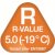 R-værdi 5,0 (-19°C)