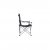 Spruce Arm Chair Ink Black er en slidstærk og sammenklappelig stol, perfekt til camping