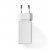Nedis vægoplader 4 USB-porte