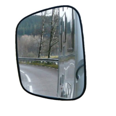 Reservedels spejl til bakspejl i campingvogn Milenco Grand Aero Convex.