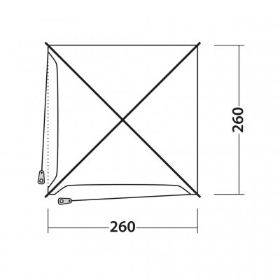 Planlægning af Outwell Dakota Shelter