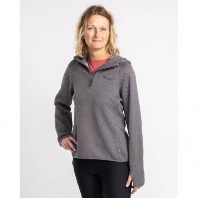 Pinewood Everyday Travel Hoodie Dame - Gray melange