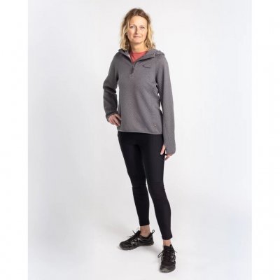 Pinewood Everyday Travel Hoodie Dame - Gray melange
