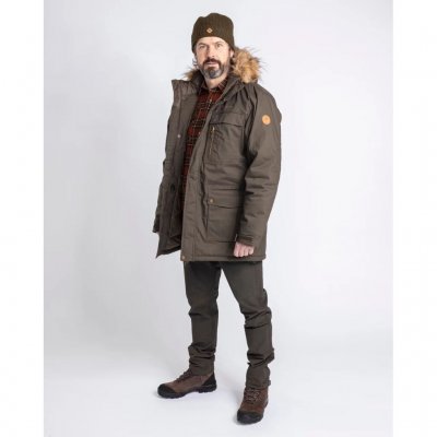 Pinewood Finnveden Winter Parka Men Dark Olive Green