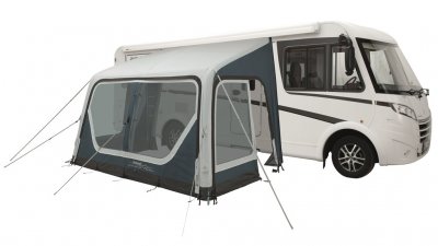 Outwell Ripple 380SA L Autocamper Campingvogn med luftkanaler. To sidedøre og flytbare front- og sidepaneler gør teltet fleksibe