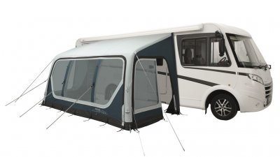 Outwell Ripple 440SA L Autocamper Campingvogn med luftkanaler. To sidedøre og flytbare front- og sidepaneler gør teltet fleksibe