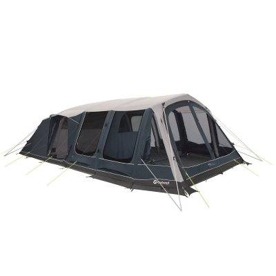 Outwell Lakeville 7SA familietelt med hoveddør lukket.