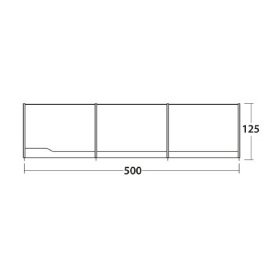 Outwell læsejl grå er 5 meter lang.
