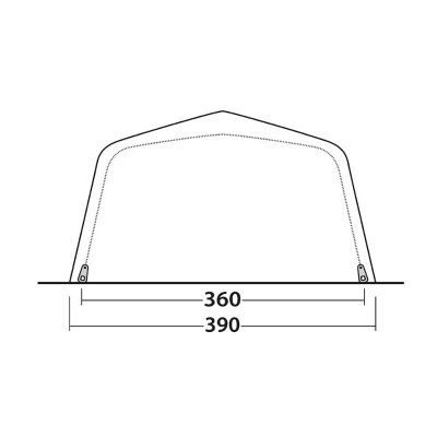 Dørmål til Outwell Roseville 6SA