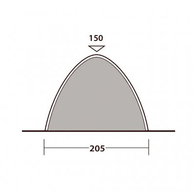 Længde og højde Outwell Freestanding Inner.