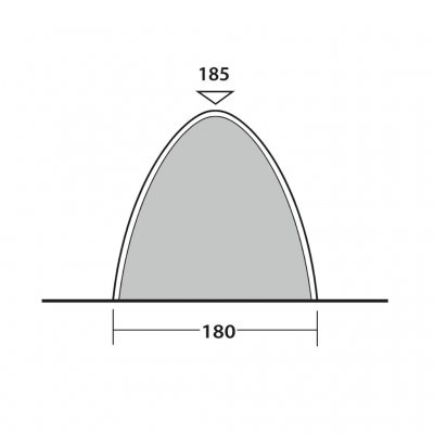 Længde og højde Outwell Freestanding Inner.