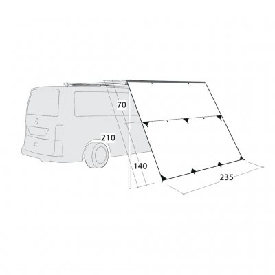 Måltegning til Outwell Hillcrest Tarp