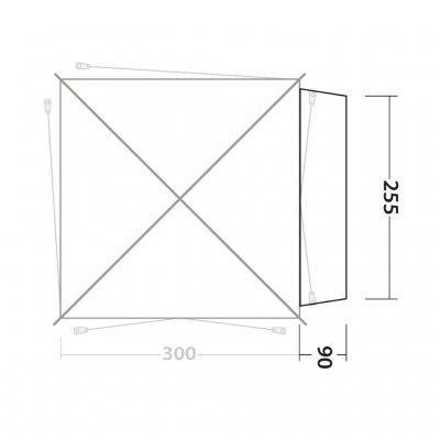 Topmål for Outwell Fastlane 300 Vehicle Connector