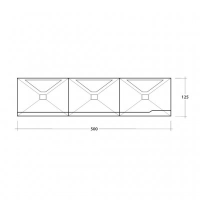 Dimensioner til Outwell Parton forrude