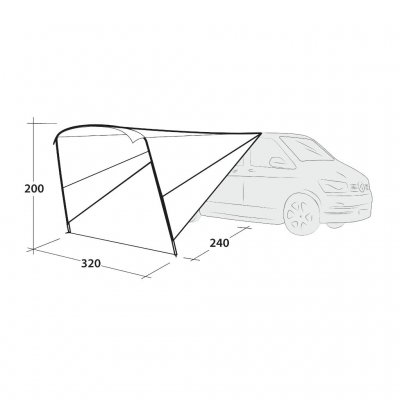 Outwell Touring Canopy - Måltegning