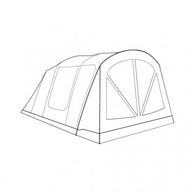 Animation för dörren fram på Outwell Vermont 7 Air.