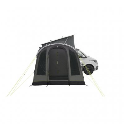 Den forreste J-formede dør kan rulles helt væk