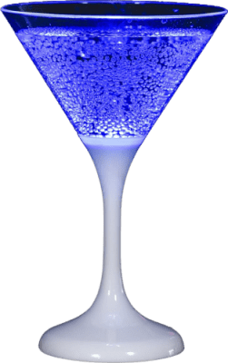 Unison Cocktail Lysende glas 22 cl - Inkl. batteri