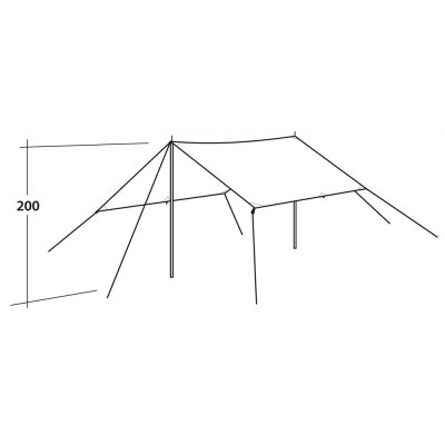 Höjdskiss Easy Camp Tarp