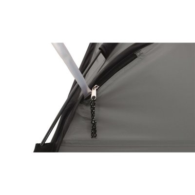 Solar shower can be connected with a zipper in the ceiling