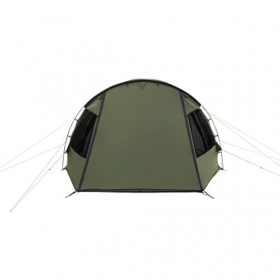 Easy Camp Kinn 5 Telt med lukket dør og dobbelte vinduer i hver retning.