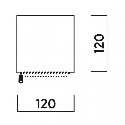 Plantegning for Easy Camp Vik Toilettelt