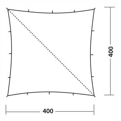 Dimensionskitse Robens Tarp