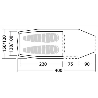 Layout Robens Voyager 2EX Tent 2018
