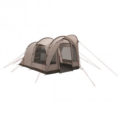 Robens Cabin 400 er et holdbart og pakkevenligt telt til den aktive familie.