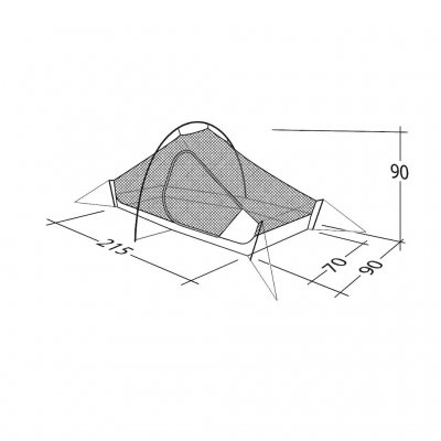 Måltegning til Robens Chaser 1 telt.