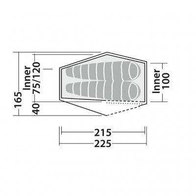 Plan for Robens Chaser 2 telt.