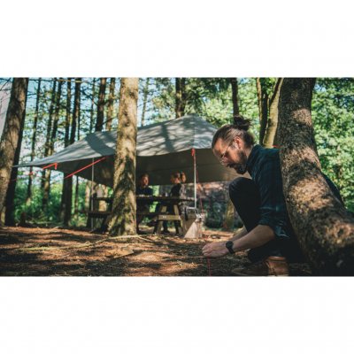 Perfekt som campingplads i skov og land.