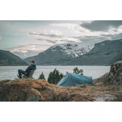 Enmandstelt til bjergvandringen eller fisketuren.