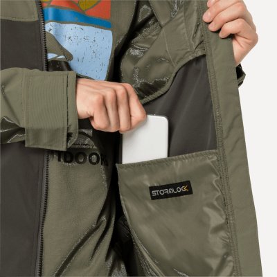 Inderlomme på Jack Wolfskin Desert Wind shell-jakke.