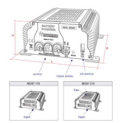CBE Batterioplader NE287 21A