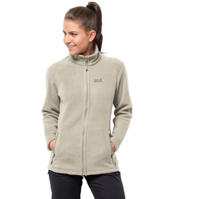 Fleece jakke med høj krave og sidelommer. Perfekt til de kølige nætter i telt eller på en vandretur.
