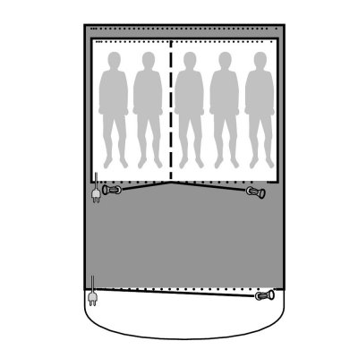 Dækning for underlag til Outwell Lindale 5PA telt.