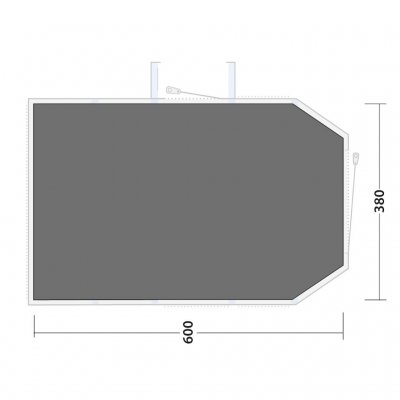 Måltegning til Montana 6 gulvbeskytteren.