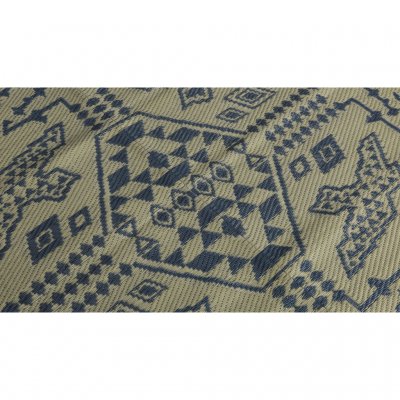 Mønstret tæppe til teltet eller terrassen.