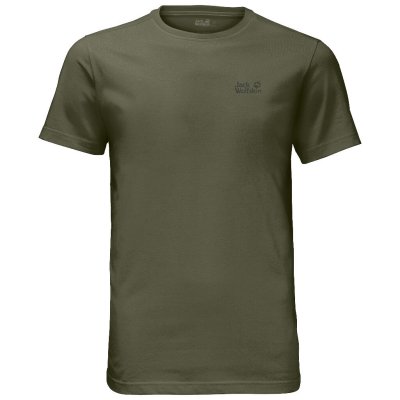 Behagelig slidstærk t-shirt i 60% økologisk bomuld fra Jack Wolfskin.