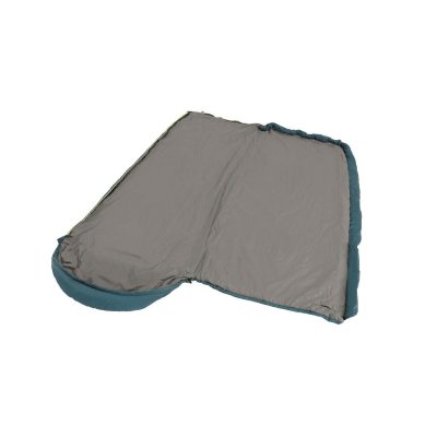 Åbn soveposen, og fastgør et lagen.